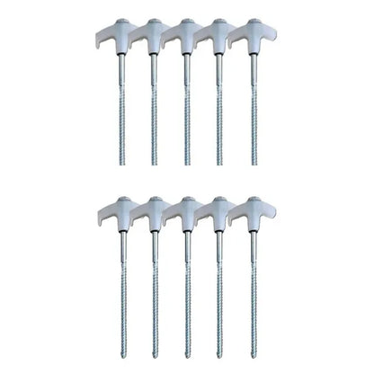 OutdoorsEase Screw-in Ground Stakes for Camping and Outdoor Recreation
